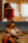Girls creamy pussy apart