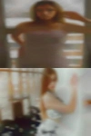 Swinging women having real