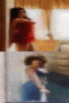 Women exposed females shopping